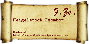 Feigelstock Zsombor névjegykártya